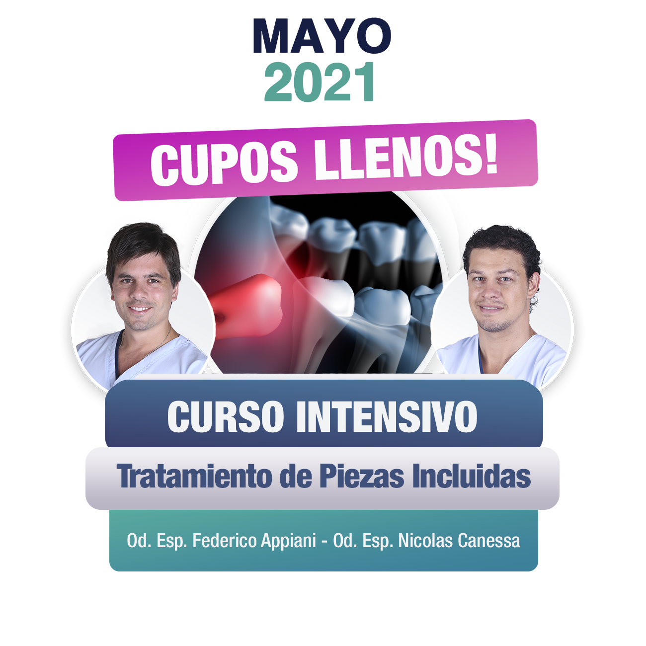 MAYO 2021 CURSO INTENSIVO TRATAMIENTO PIEZAS INCLUIDAS